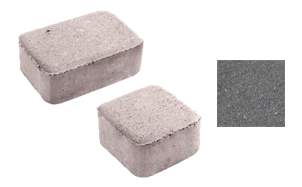 Плитка тротуарная, в комплекте 2 камня, Классико 1КО.6, черный, завод Выбор
