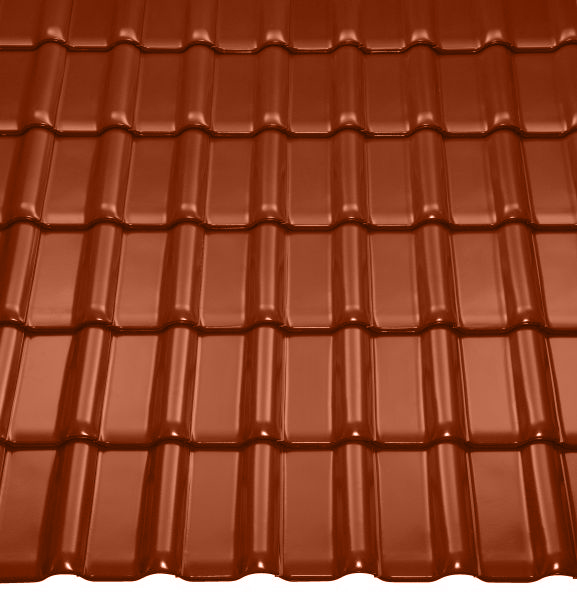 Фото: Керамическая черепица РУБИН 13V красная осень, Braas Керамическая черепица РУБИН 13V красная осень, Braas