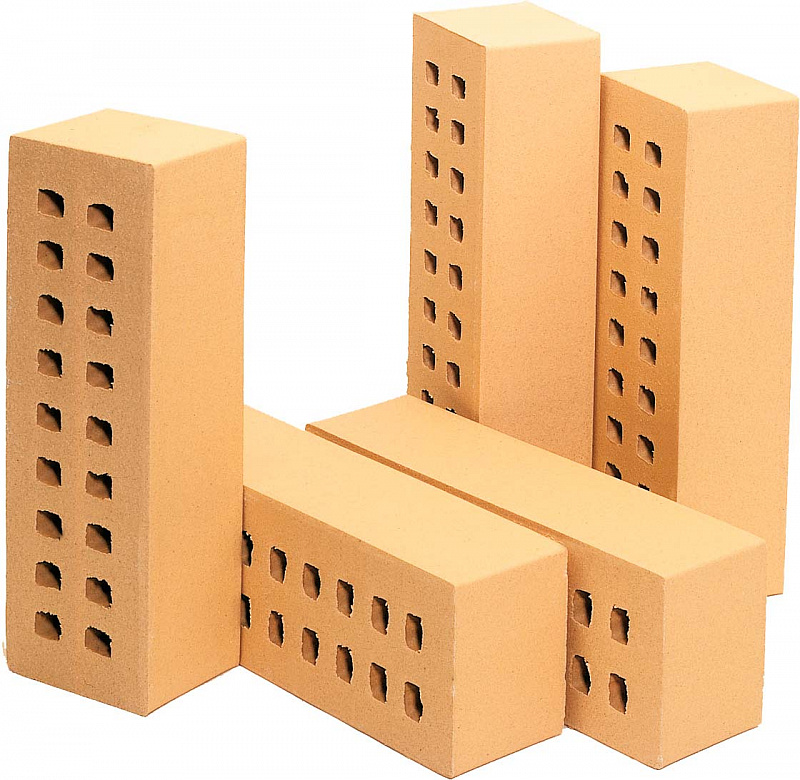 Клинкерный кирпич Roben Sorrento sand-weiss, гладкий, пустотелый, 250*85*65 мм